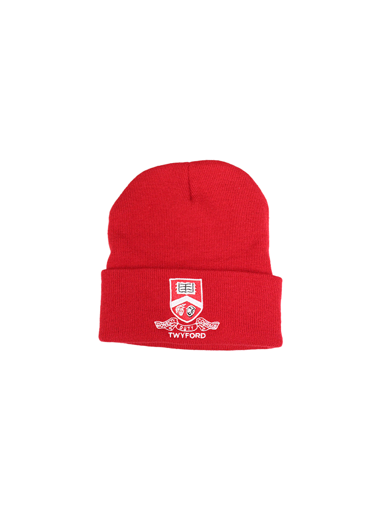 Twyford School Beanie Red 1SZ